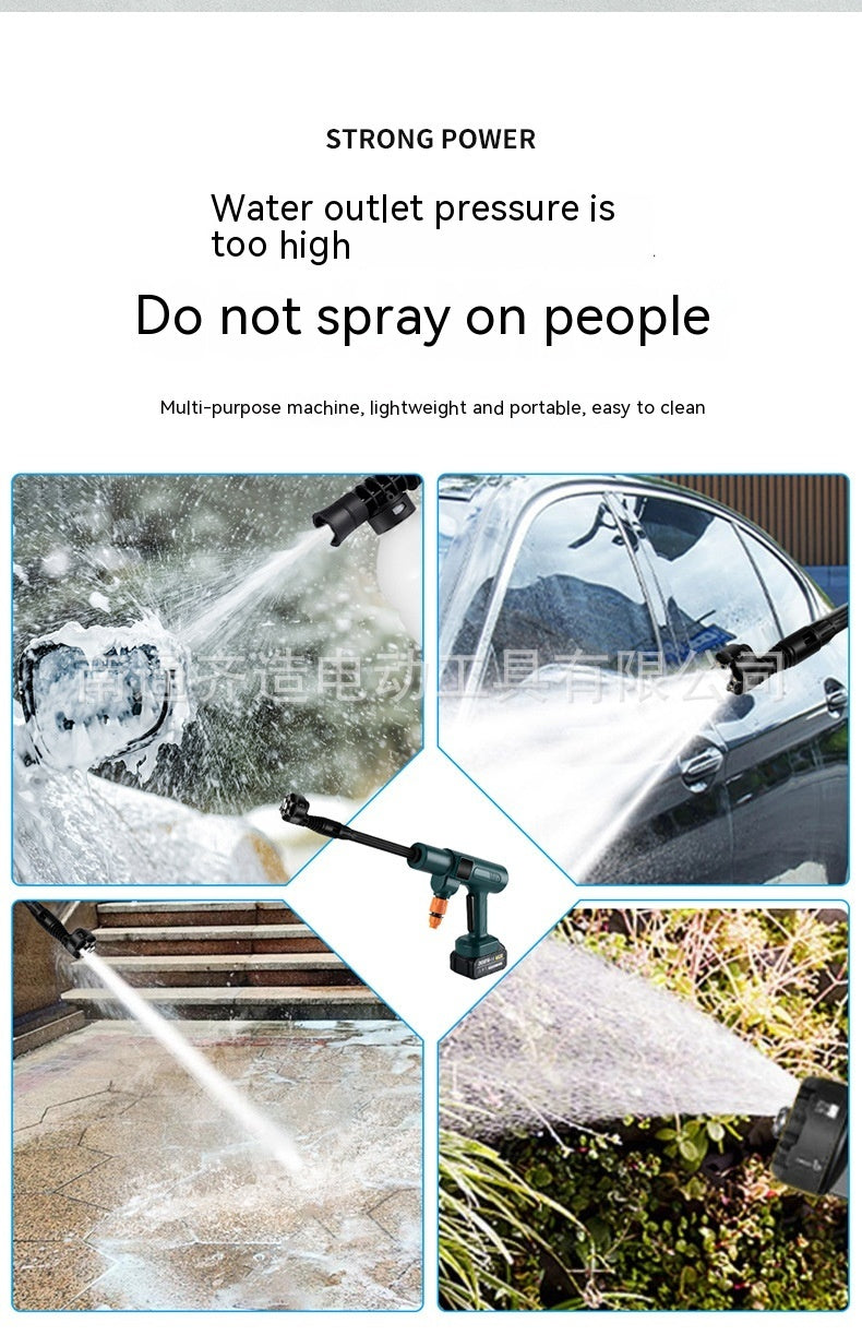 Spray Brushless Water Gun Car Washing House Cleaning Automatic Impact